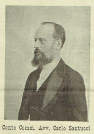 Un ritratto del conte Santucci