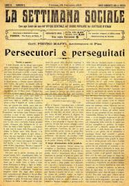 La Settimana sociale, 1910